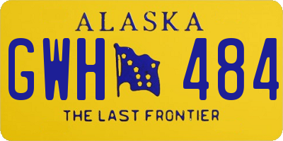 AK license plate GWH484