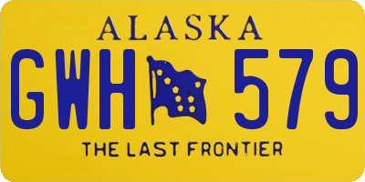 AK license plate GWH579