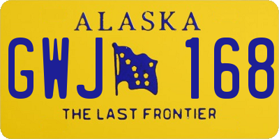 AK license plate GWJ168