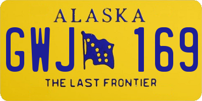 AK license plate GWJ169