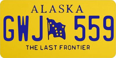 AK license plate GWJ559