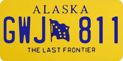 AK license plate GWJ811