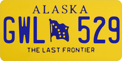 AK license plate GWL529