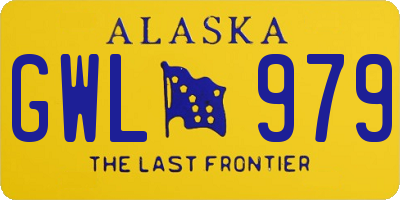 AK license plate GWL979