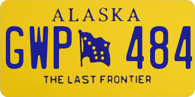 AK license plate GWP484