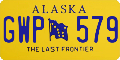 AK license plate GWP579