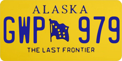 AK license plate GWP979