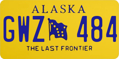 AK license plate GWZ484