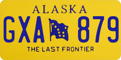 AK license plate GXA879