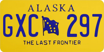 AK license plate GXC297