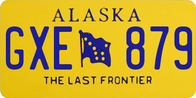 AK license plate GXE879