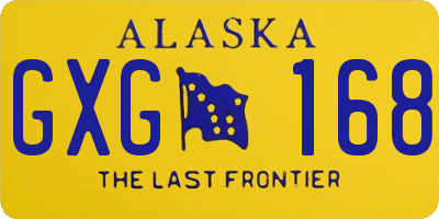 AK license plate GXG168