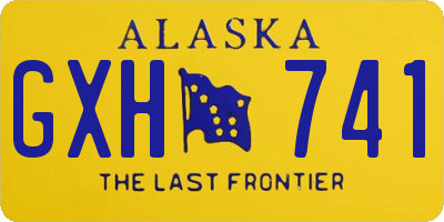 AK license plate GXH741