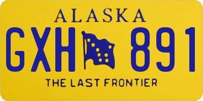 AK license plate GXH891