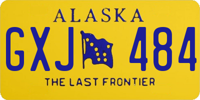 AK license plate GXJ484