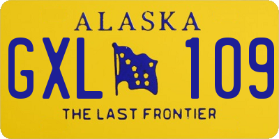 AK license plate GXL109