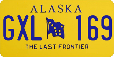 AK license plate GXL169
