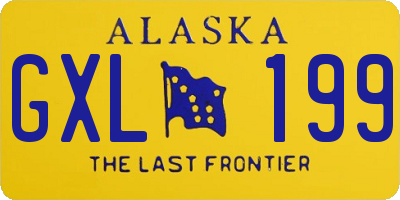 AK license plate GXL199