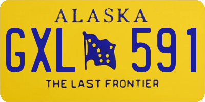 AK license plate GXL591