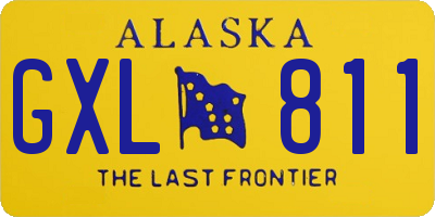 AK license plate GXL811