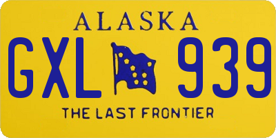 AK license plate GXL939