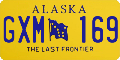 AK license plate GXM169