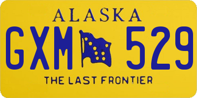 AK license plate GXM529