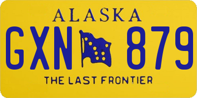AK license plate GXN879
