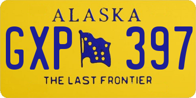 AK license plate GXP397