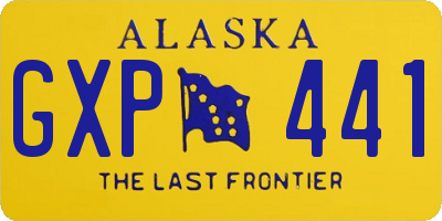 AK license plate GXP441
