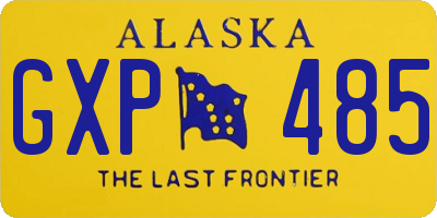 AK license plate GXP485