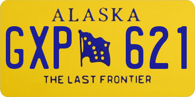 AK license plate GXP621