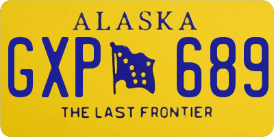 AK license plate GXP689