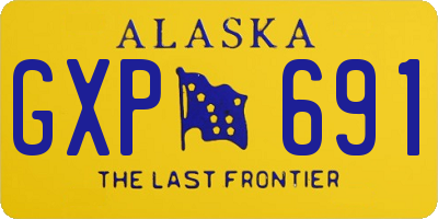 AK license plate GXP691