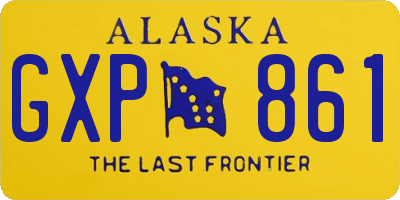 AK license plate GXP861