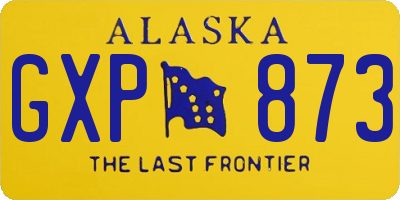 AK license plate GXP873