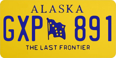 AK license plate GXP891