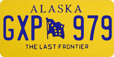AK license plate GXP979