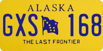 AK license plate GXS168