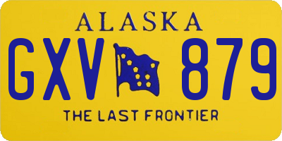 AK license plate GXV879