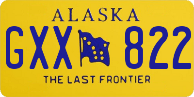 AK license plate GXX822