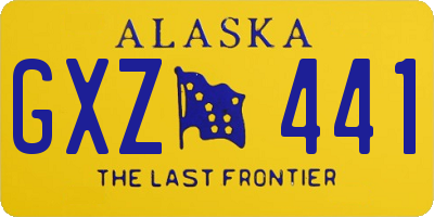 AK license plate GXZ441