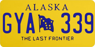 AK license plate GYA339