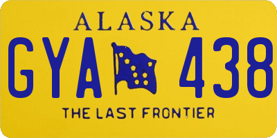 AK license plate GYA438