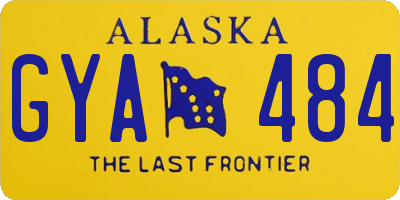 AK license plate GYA484