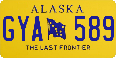 AK license plate GYA589