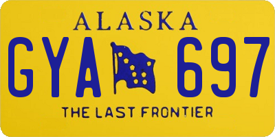 AK license plate GYA697