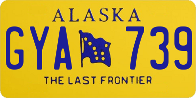 AK license plate GYA739