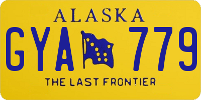 AK license plate GYA779