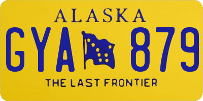 AK license plate GYA879